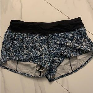 Limited addition lululemon marathon speed shorts